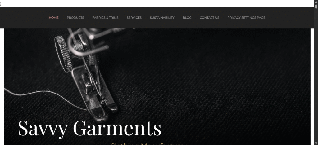 Savvy Garments