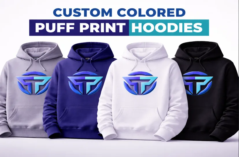 Bestest Custom Colored Puff Print Hoodie Manufacturer