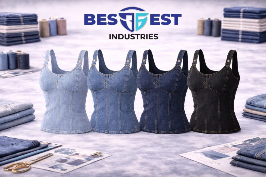 Bestest denim tank top Manufacturer