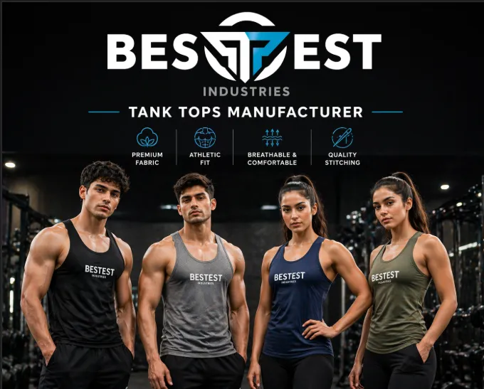 Bestest Industry Custom Tank Tops Manufacturer