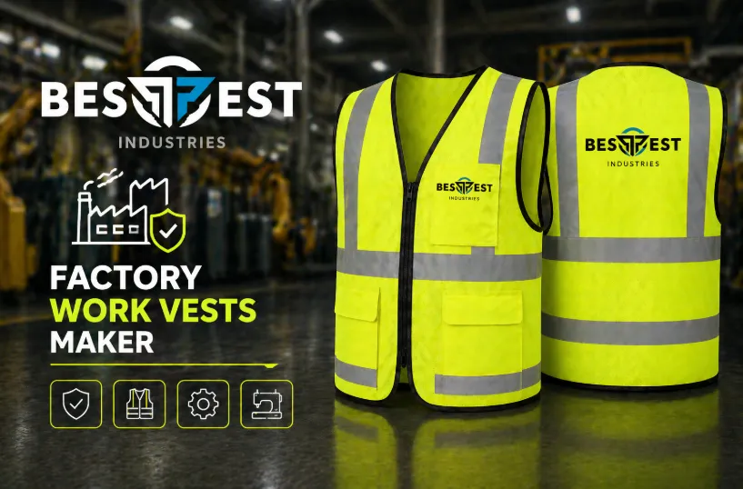 Bestest Industry Factory Work Vests Maker