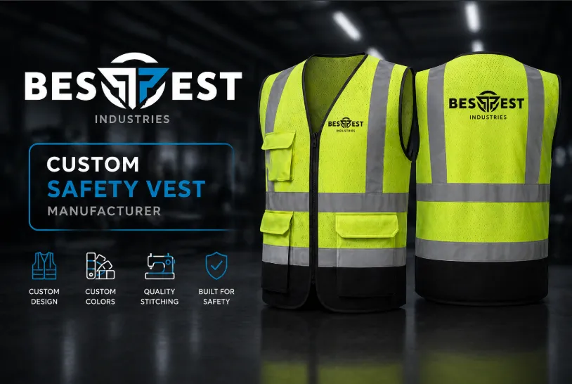 Bestest Industry custom safety vest Manufacturer