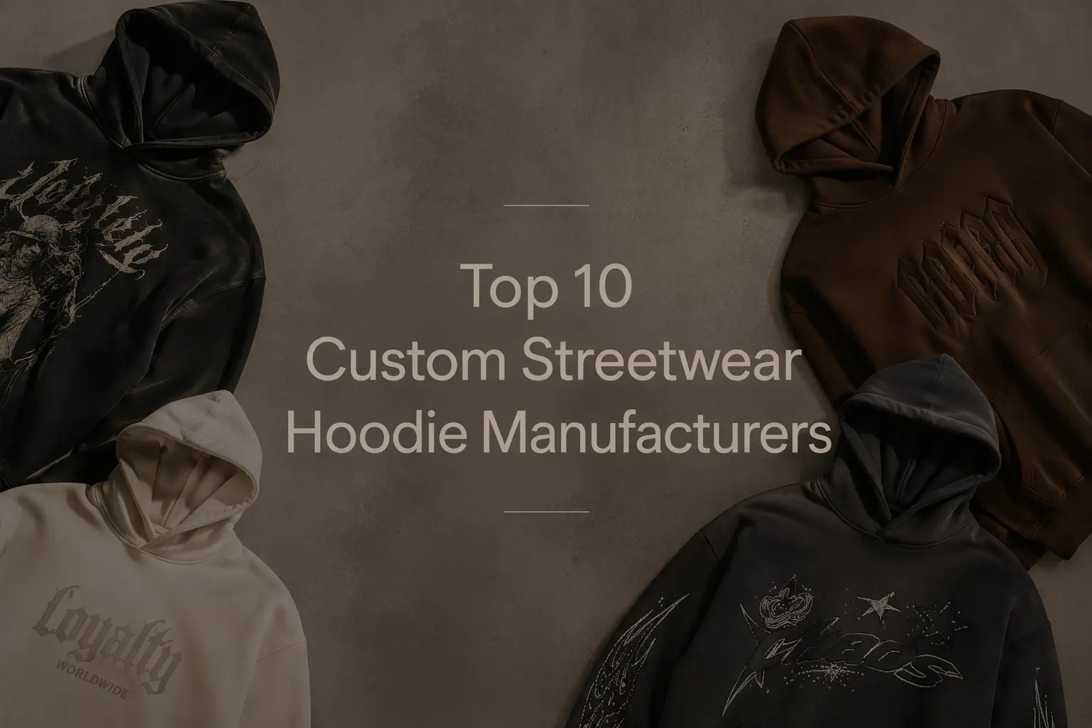 Custom Streetwear Hoodie Manufacturers