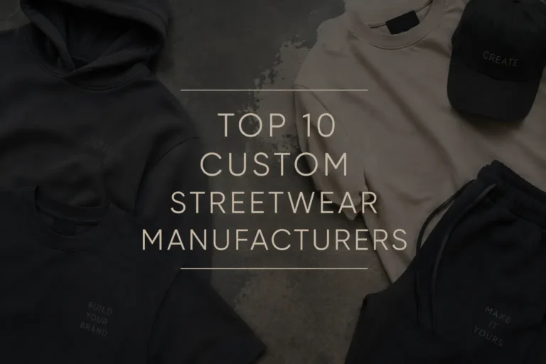Custom Streetwear Manufacturers