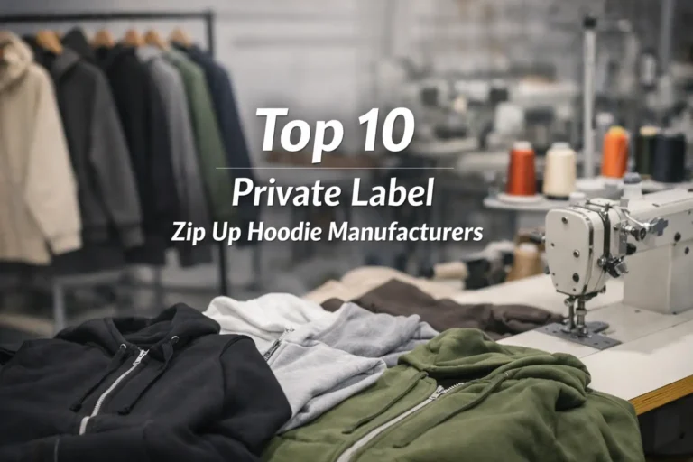 Private Label Zip Up Hoodie Manufacturers