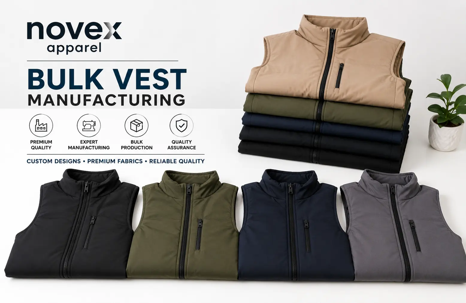 Bulk Vest Manufacturing Supplier