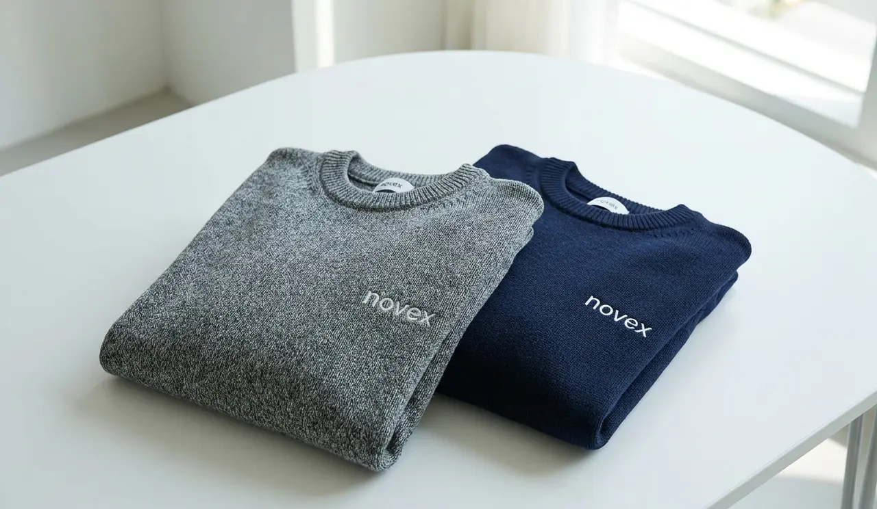 Crew Neck Knit Sweater Manufacturer