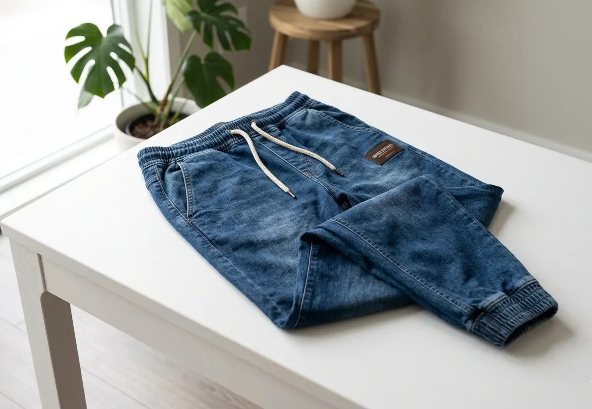 Denim Sweatpants