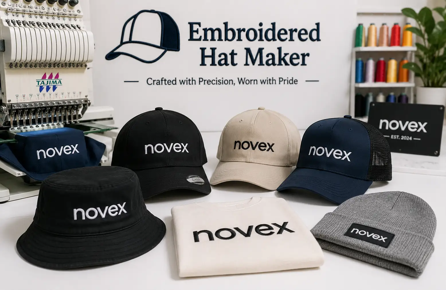 Embroidered Hat Maker