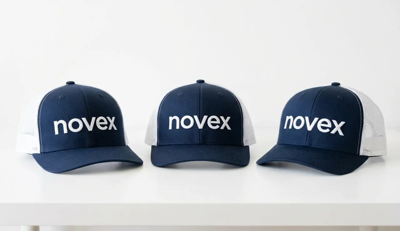 Embroidered Trucker Cap Production