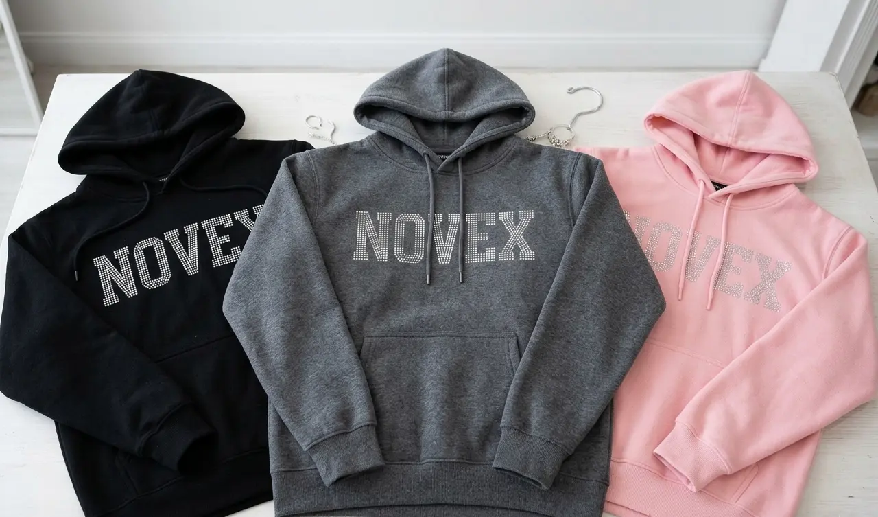 Fleece Rhinestone Hoodie Supplier
