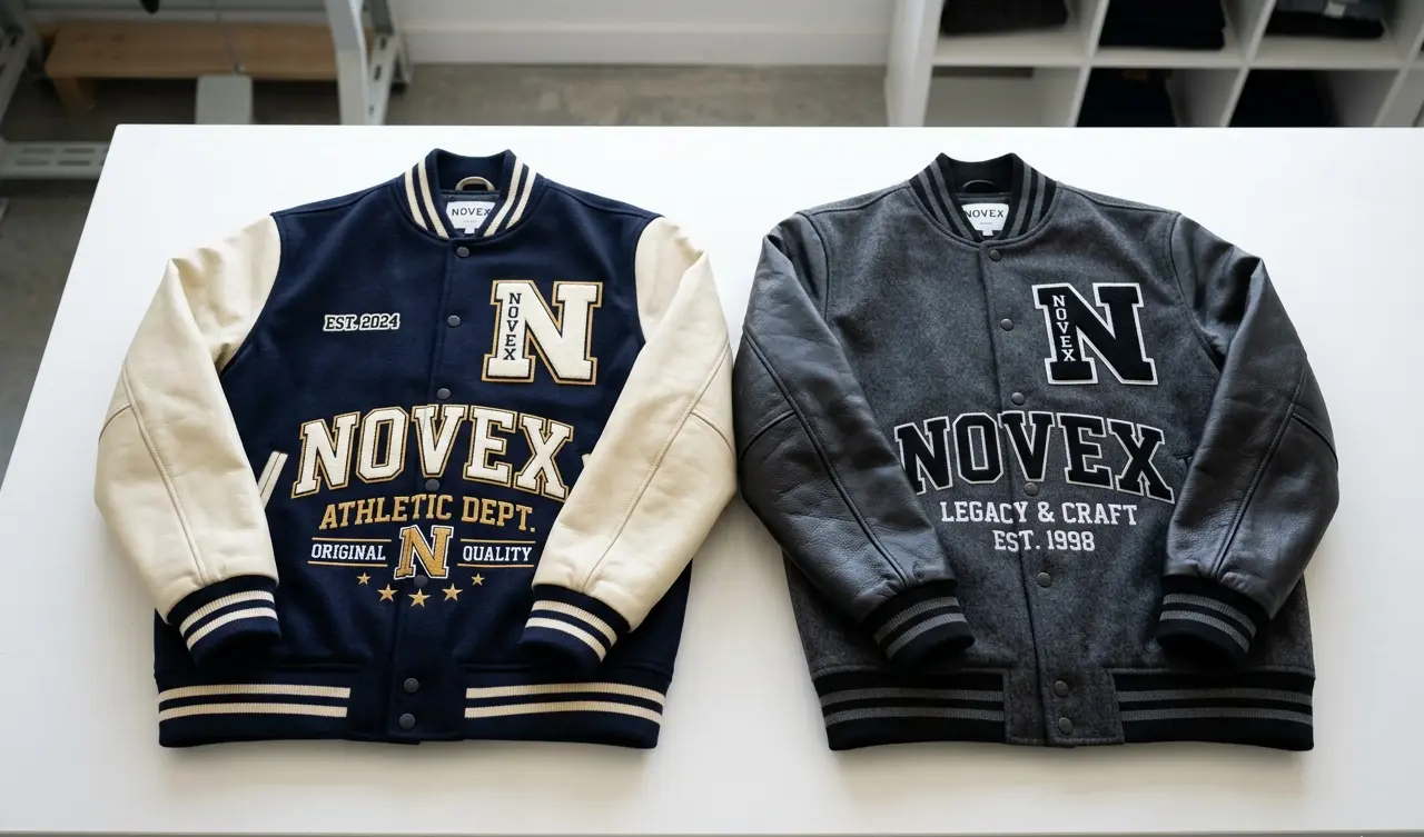Leather Sleeve Varsity Jacket Manufacturer
