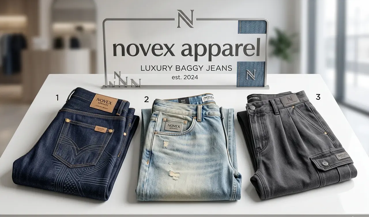 Luxury Baggy Jeans Manufacturing