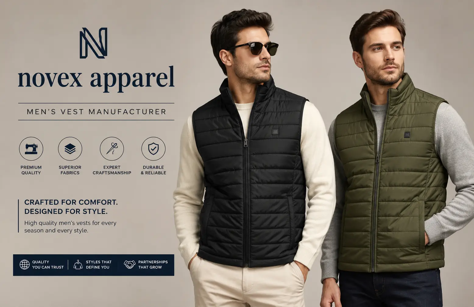 Men’s Vest Manufacturer