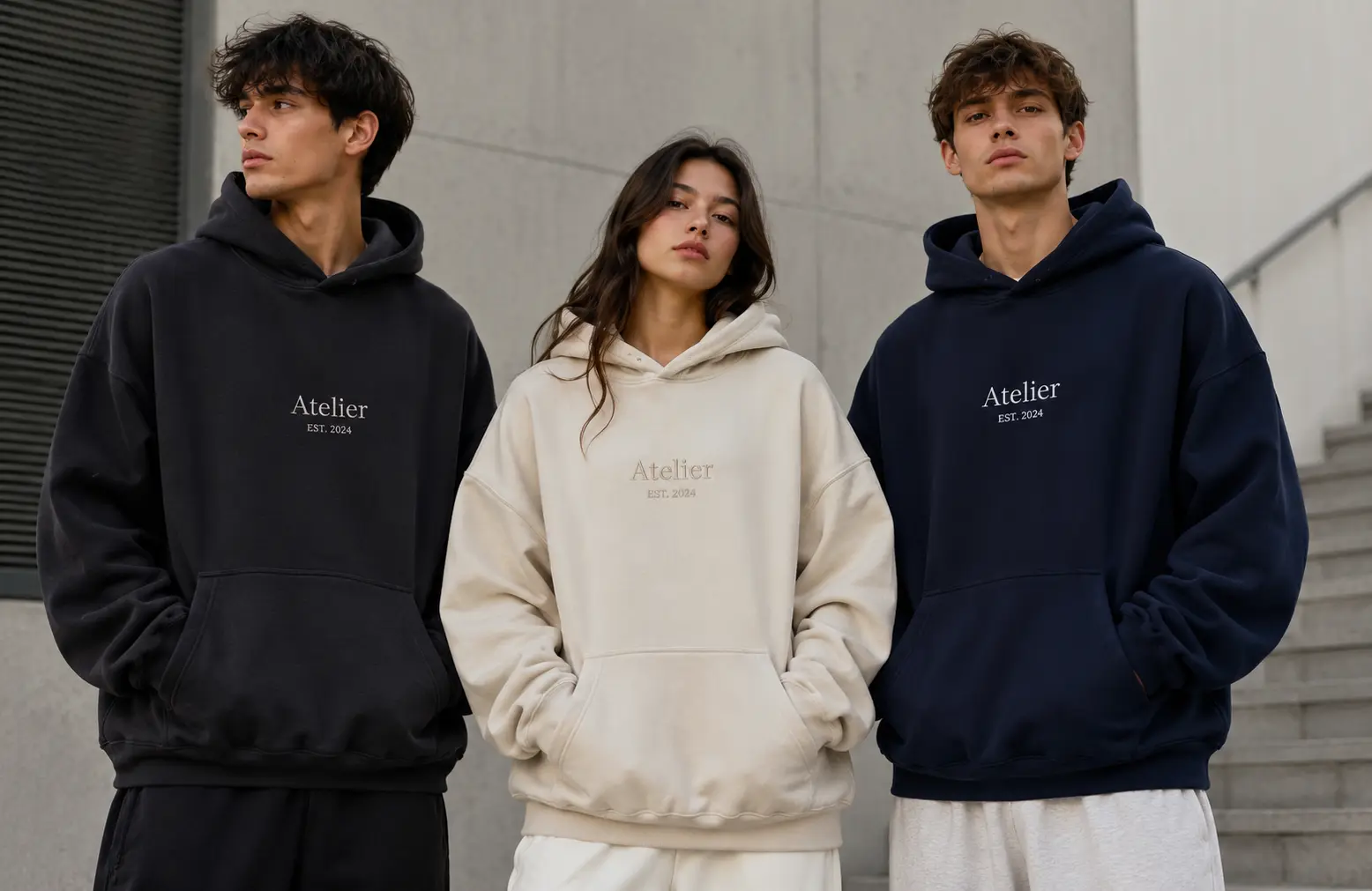 Oversized Embroidered Hoodie Vendor