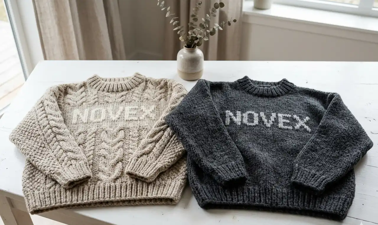 Oversized Knit Sweater Manufacturing