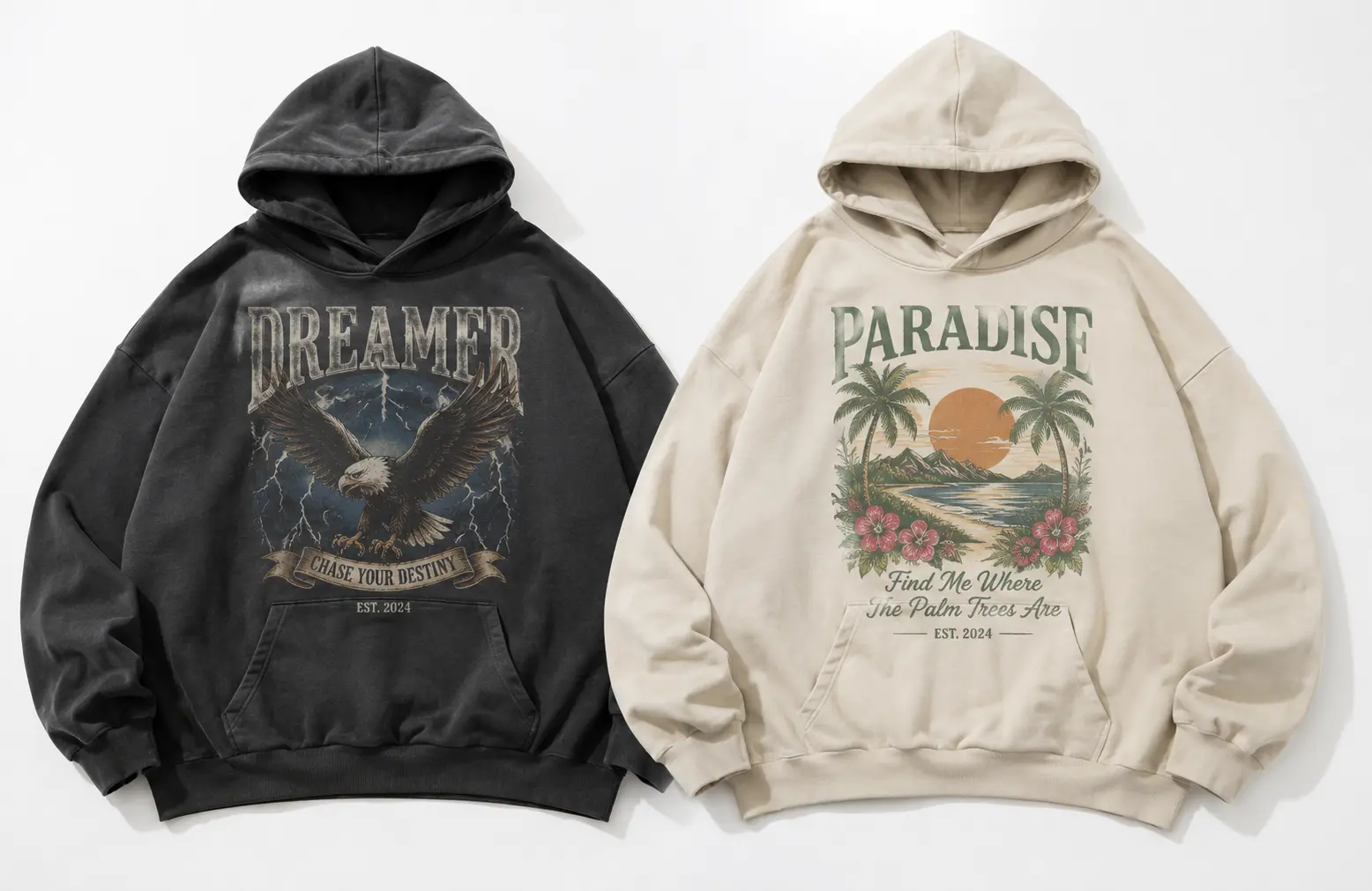 Printed Oversized Hoodie Manufacturing