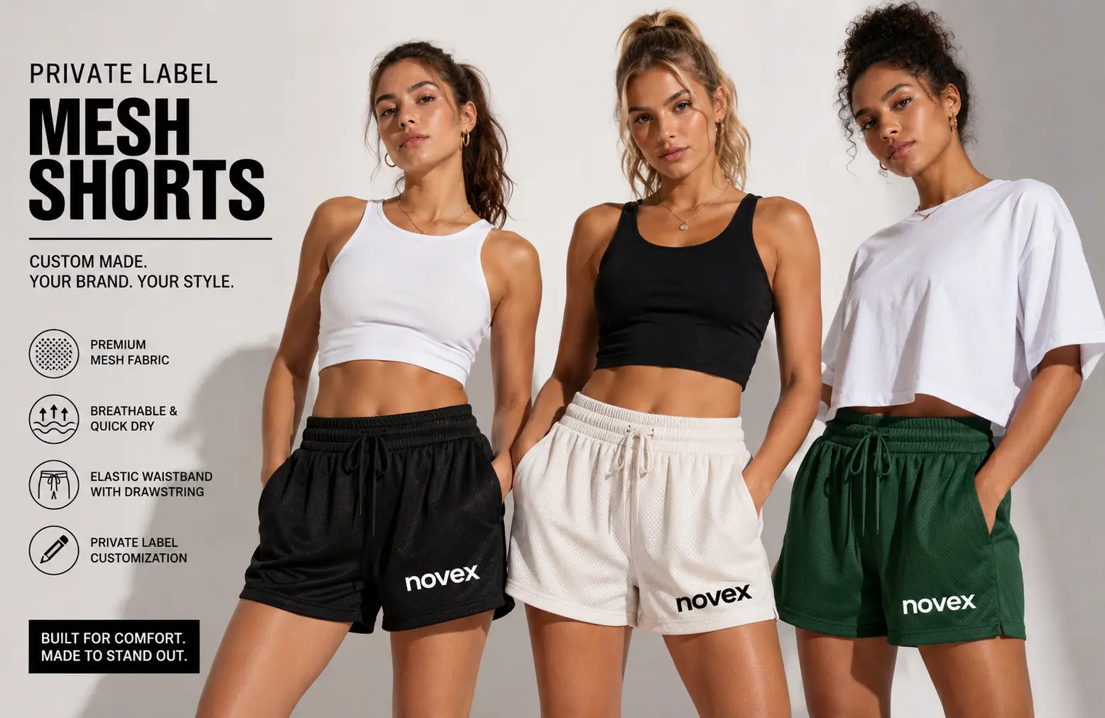 Private Label Mesh Shorts Manufacturer