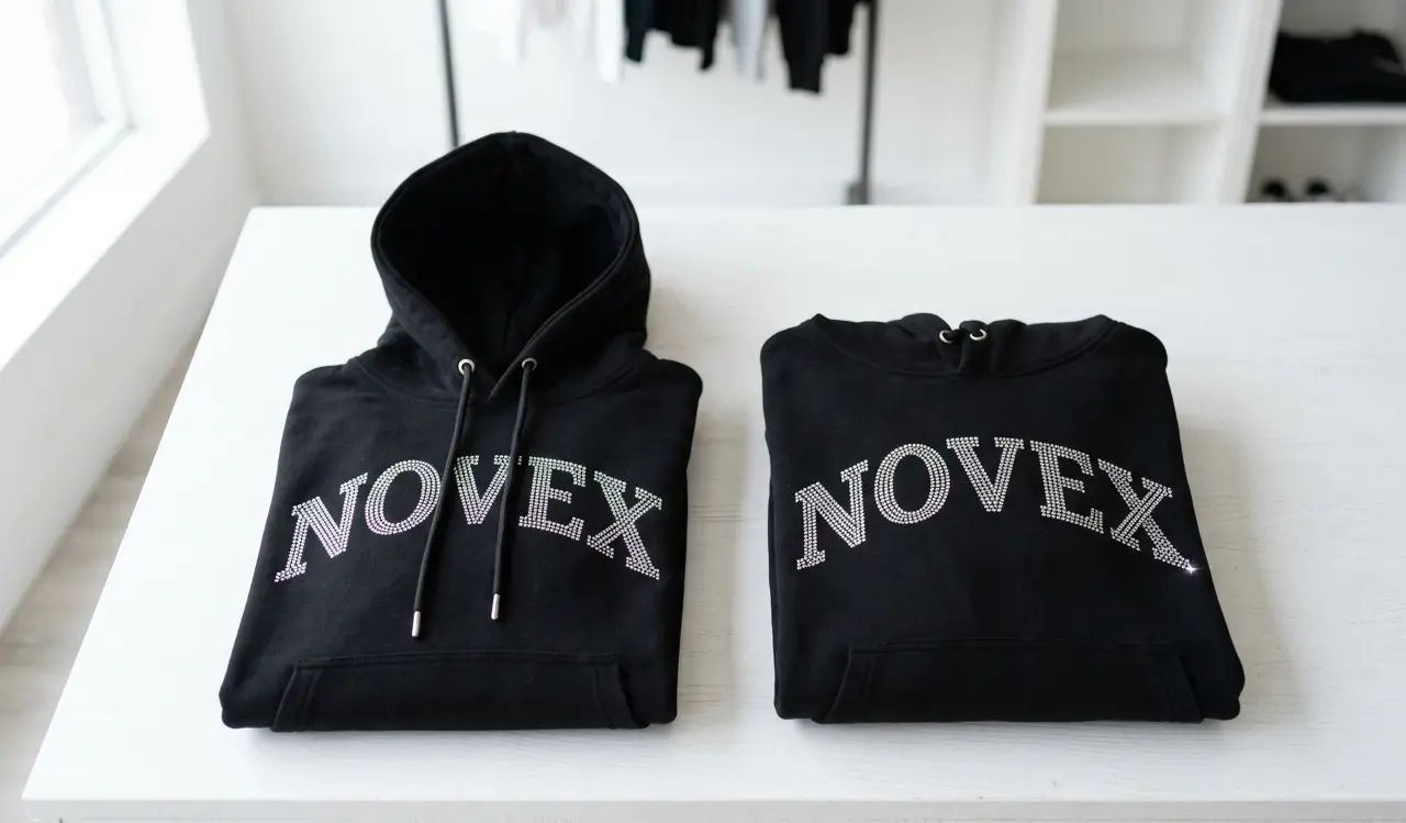 Private Label Rhinestone Hoodie Supplier