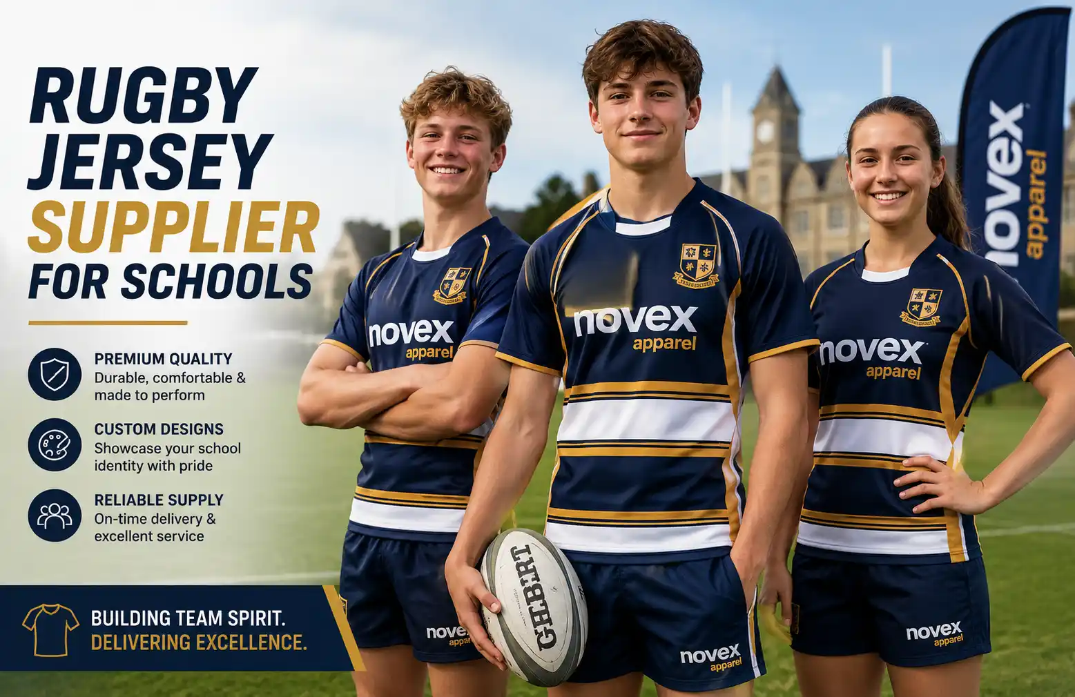 Rugby Jersey Supplier for Schools