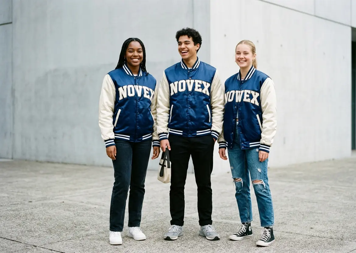 Satin Varsity Jacket Manufacturing