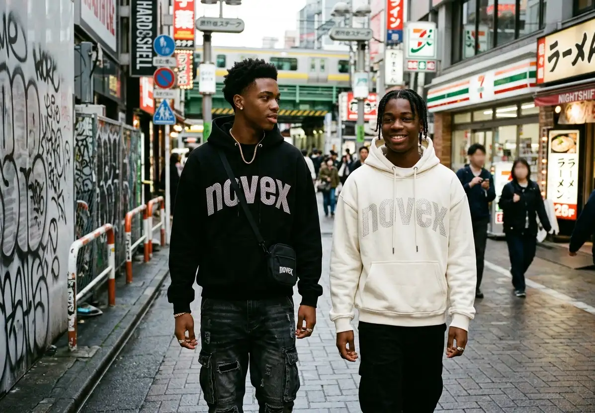 Streetwear Rhinestone Hoodie Manufacturer