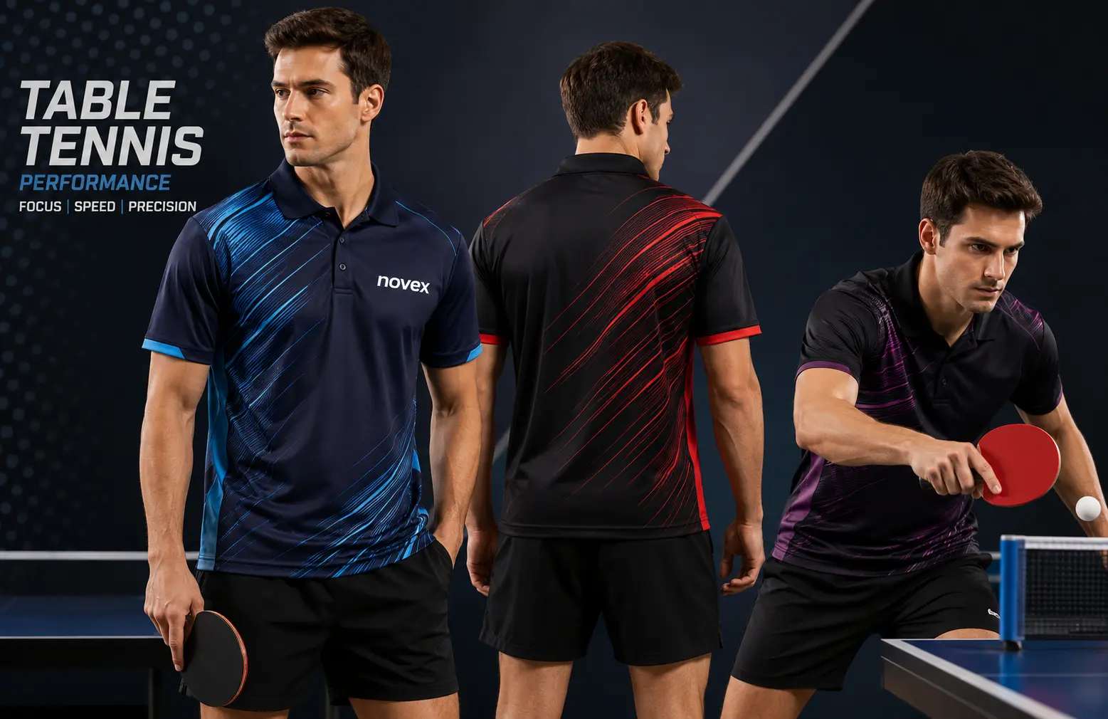 Table Tennis Polo Shirts Manufacturer