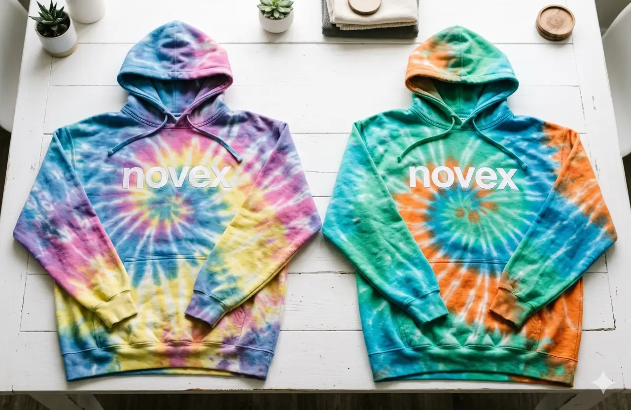 Tie-Dye Oversized Hoodie Production
