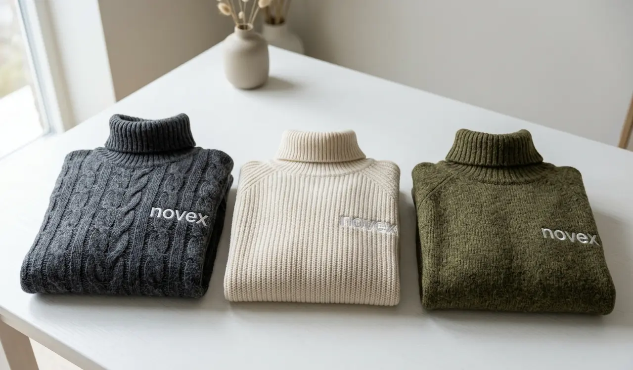 Turtleneck Knit Sweater Supplier