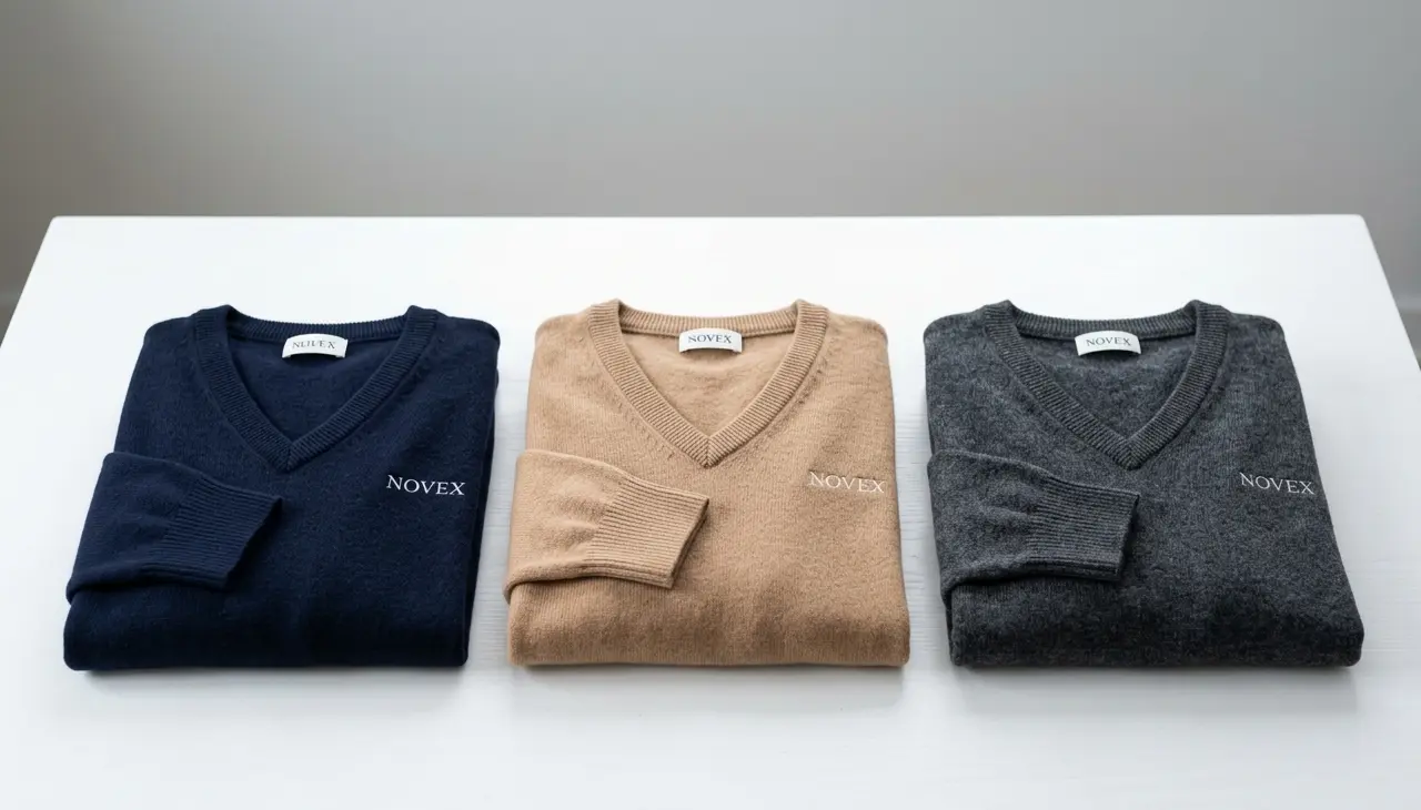 V-Neck Knit Sweater Manufacturer