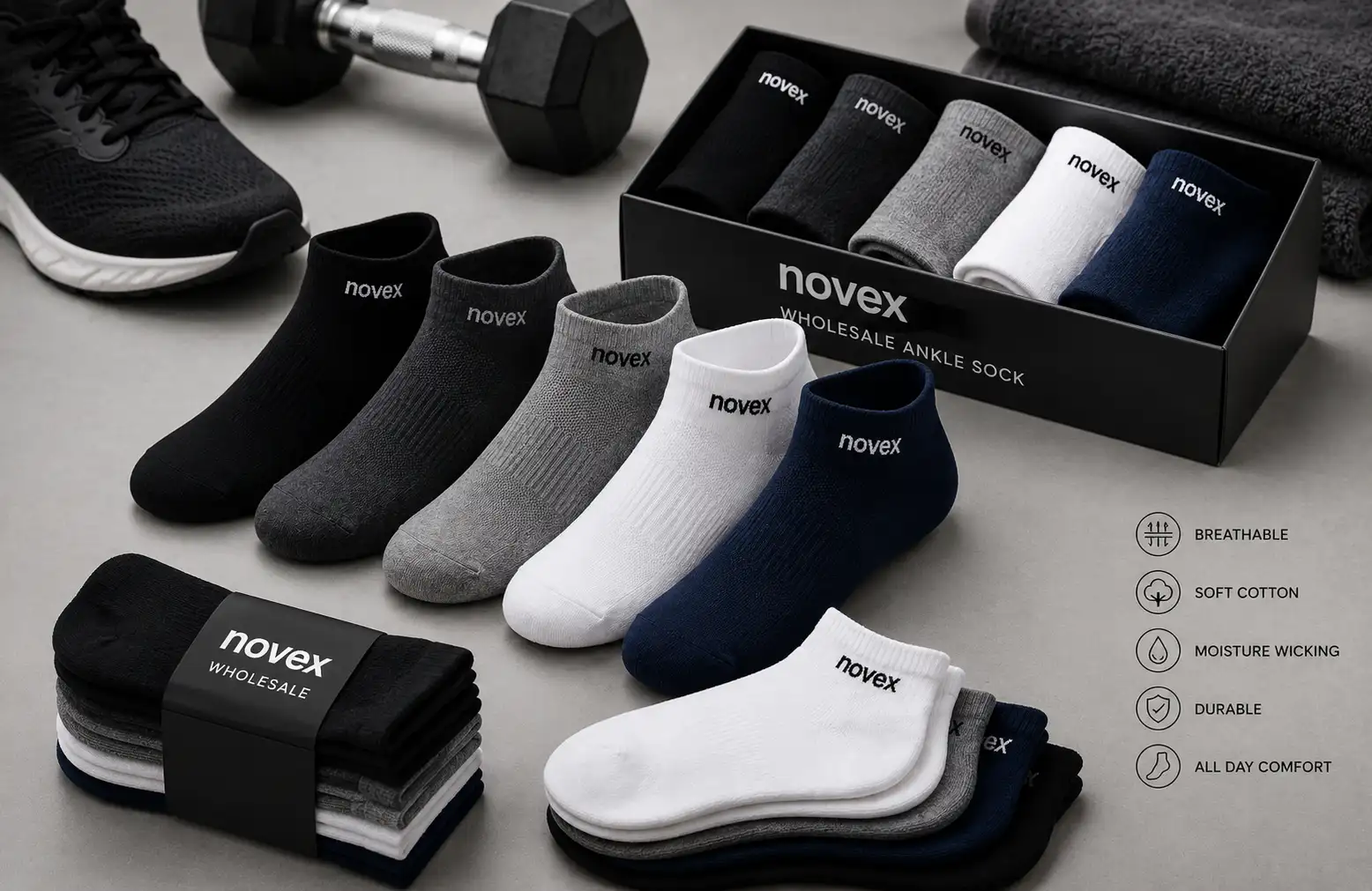 Wholesale Ankle Sock Supplier