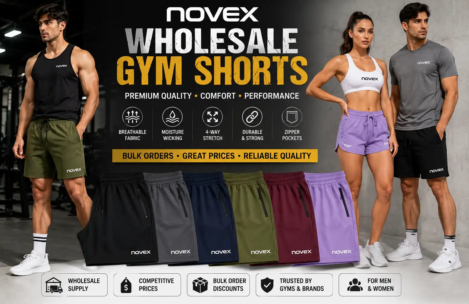 Wholesale Gym Shorts Supplier