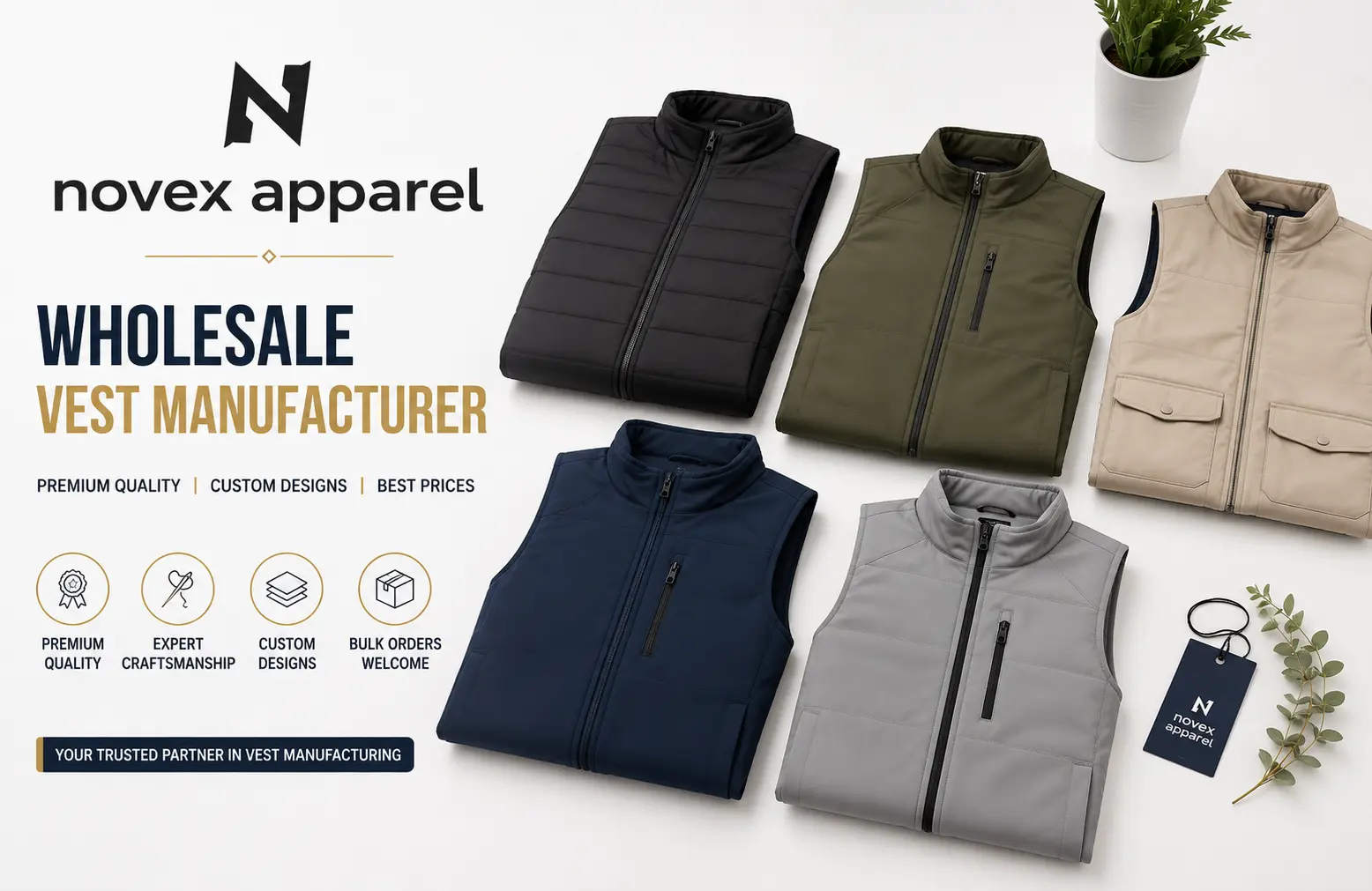 Wholesale Vest Manufacturer