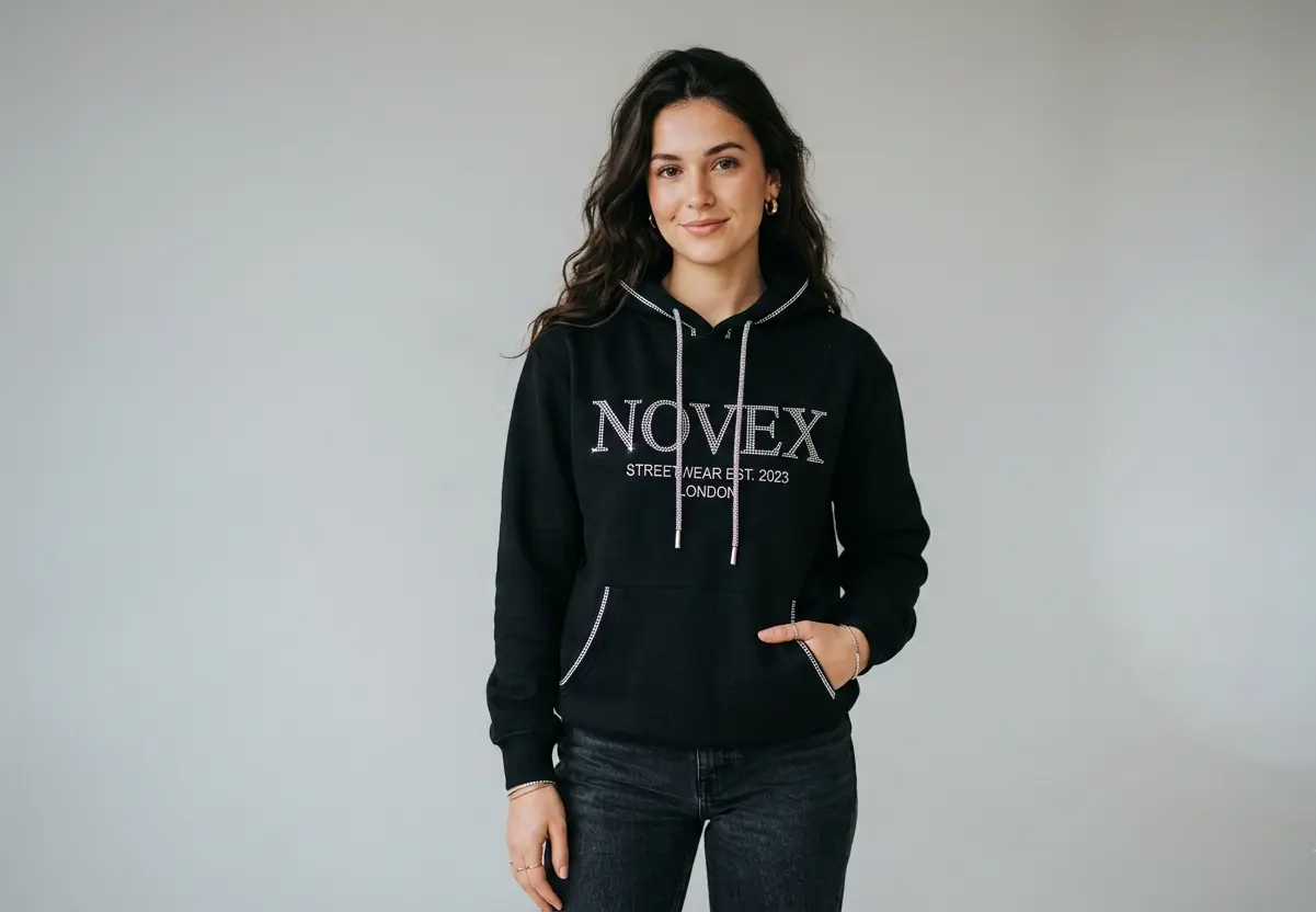 Women's Rhinestone Hoodie Manufacturer