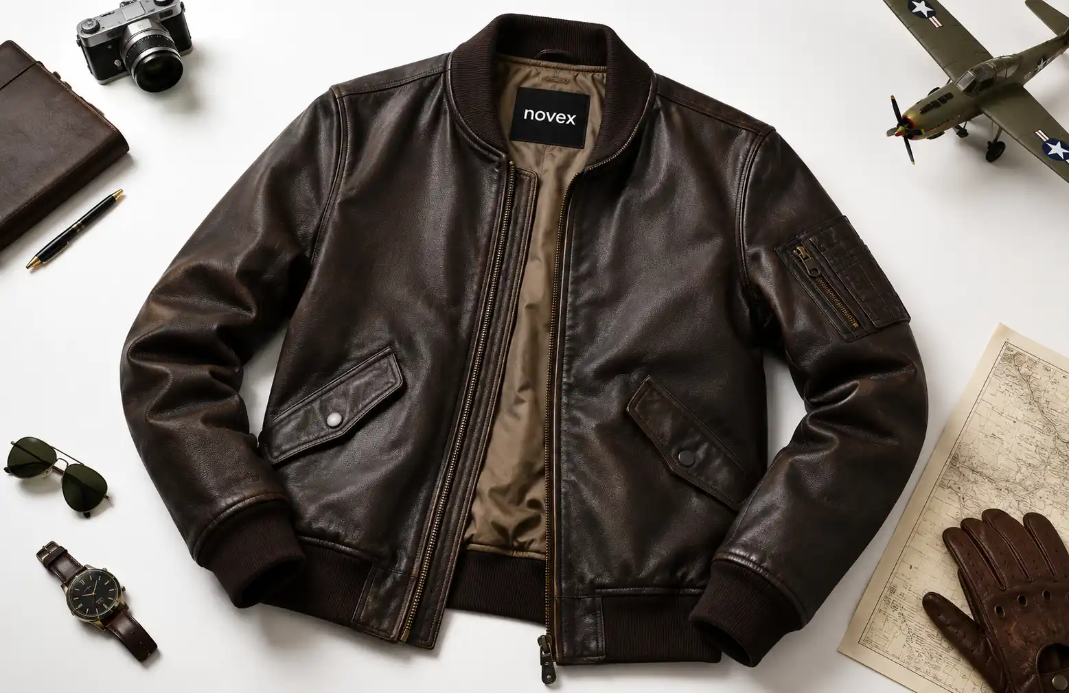 leather jacket men