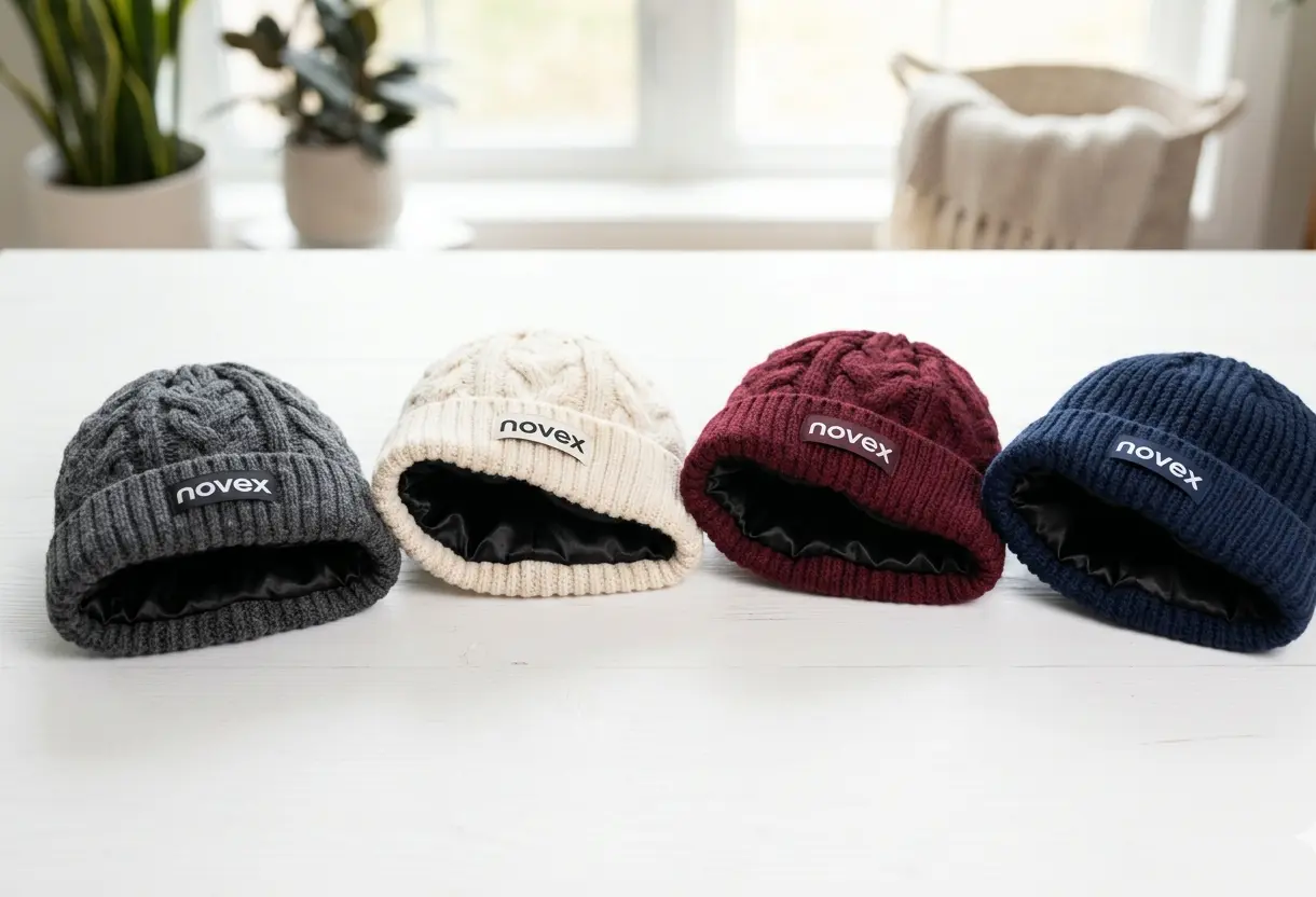 satin lined beanie