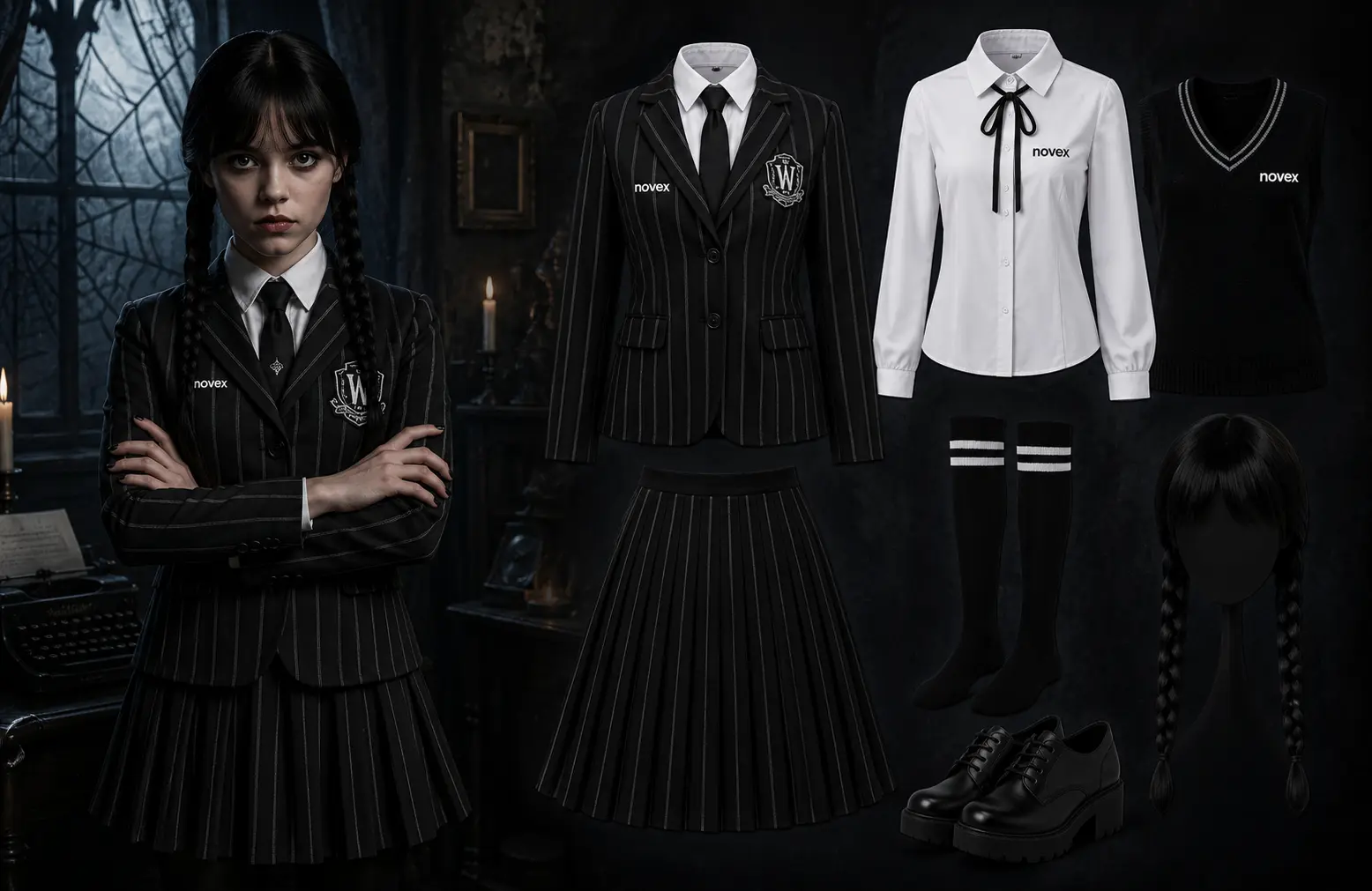 wednesday addams costume