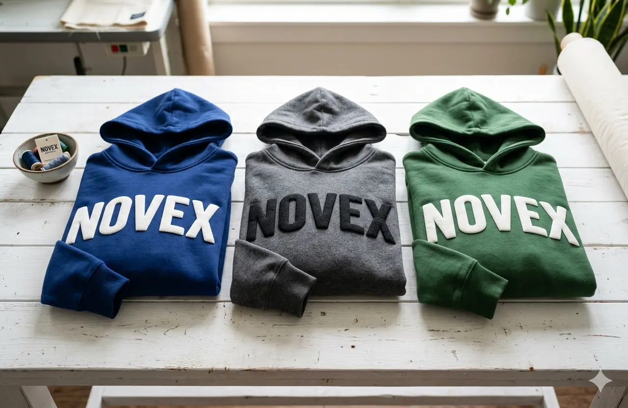 Custom Colored Puff Print Hoodie