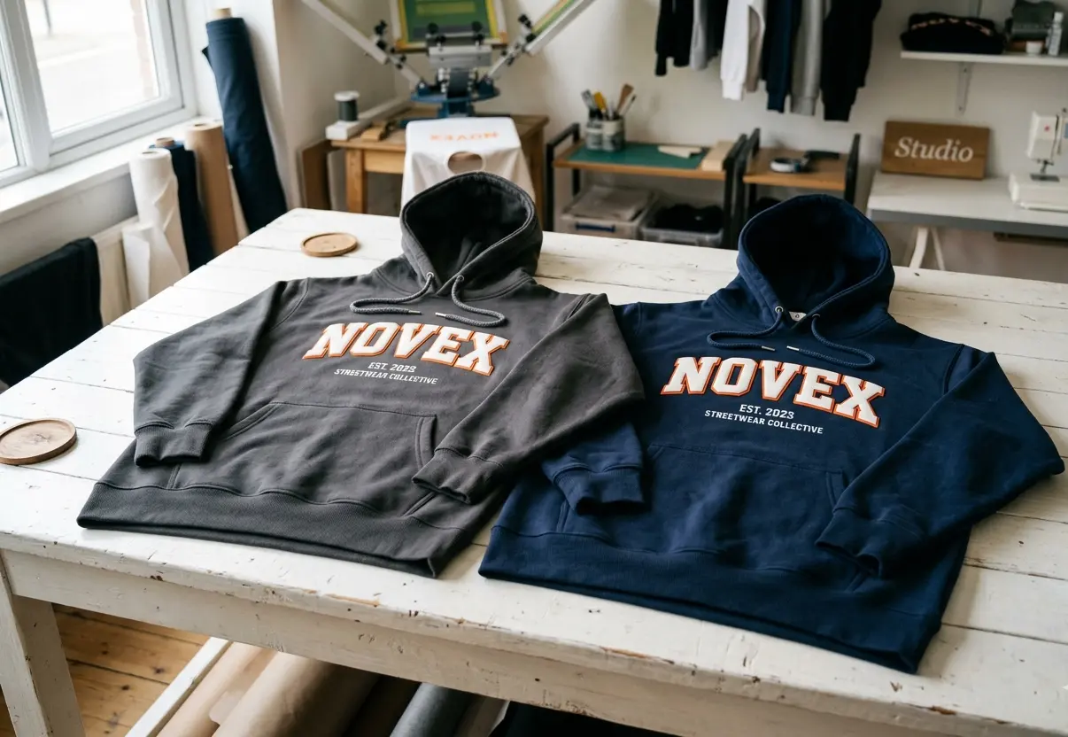 Custom Graphic Puff Print Hoodie